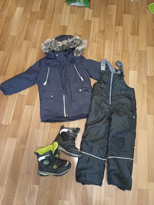 Зимняя куртка Lenne + подарок 104-110 см