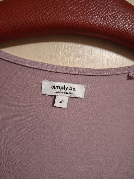 Жіноча футболкаSimply be., пильно-рожева, розмір 30 (EU 58) батал