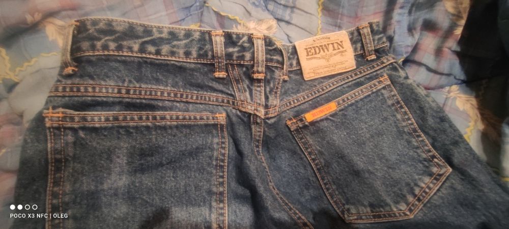 Джинсы EDWIN размер W-34 L-32.