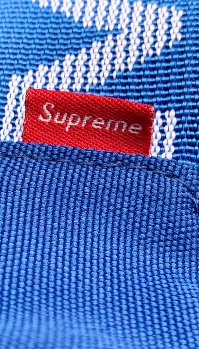 Supreme Waist Bag SS18 royal blue сумка бананка поясна