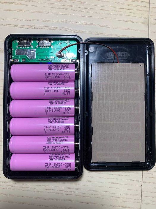 Павербанк 20000mAh, Samsung 35e Нові елементи 18650