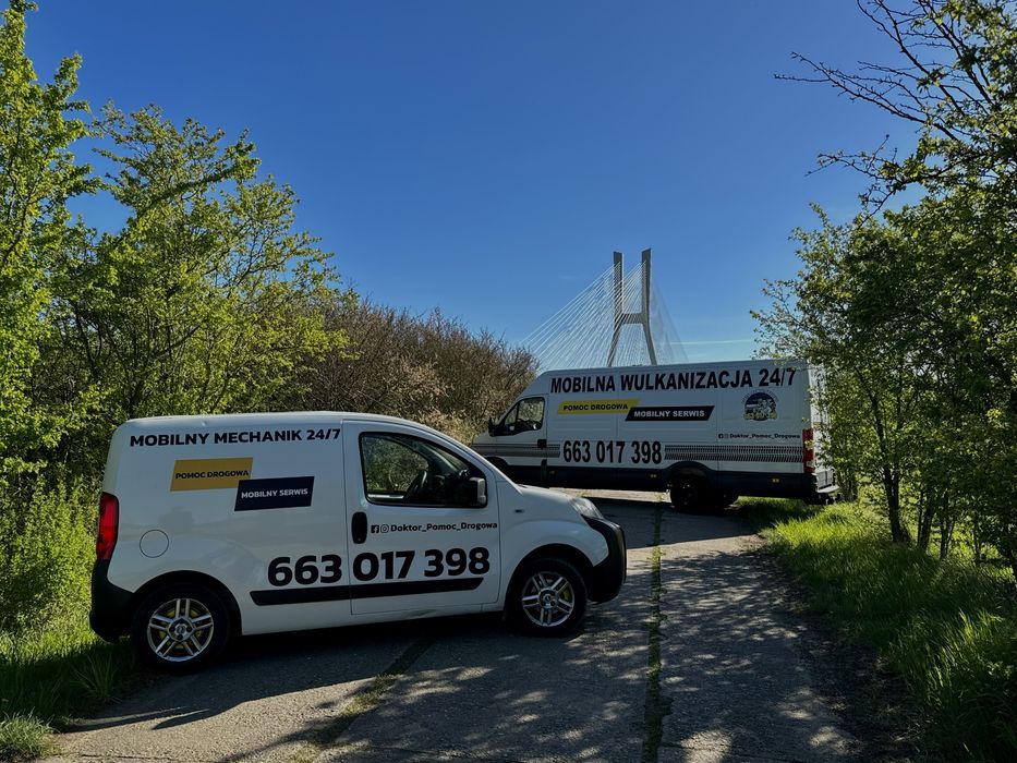 Mobilny Serwis 24/7 Mobilna Wulkanizacja Pomoc Drogowa Mobilny Mechanik Wroclaw Dojazd Diagnostyka Akumulator