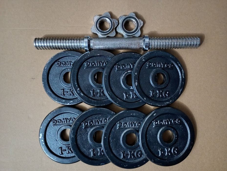 Barra Halter individual 28mm Decathlon para musculação