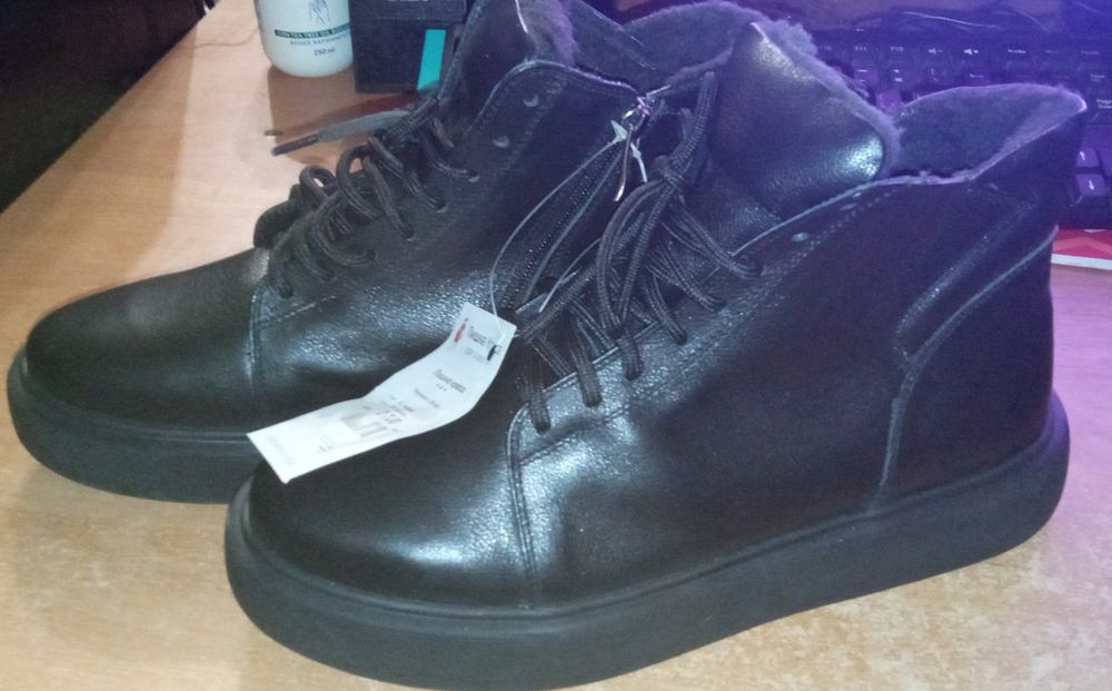 Сапожки полусапожки р. 41 Натуральная кожа