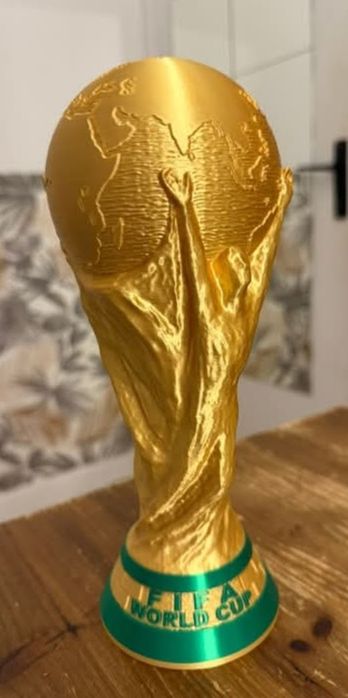 Taça do Mundial réplica 25cm