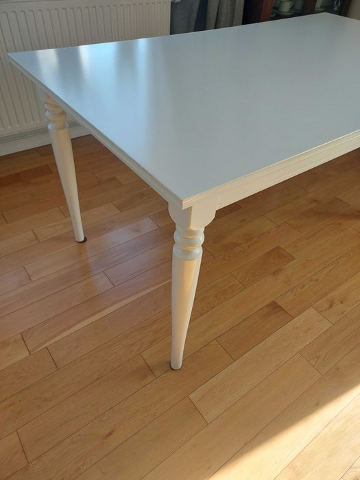 IKEA - INGATORP - stół rozkładany biały