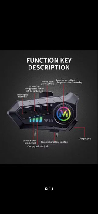 Intercomunicador bluetooth