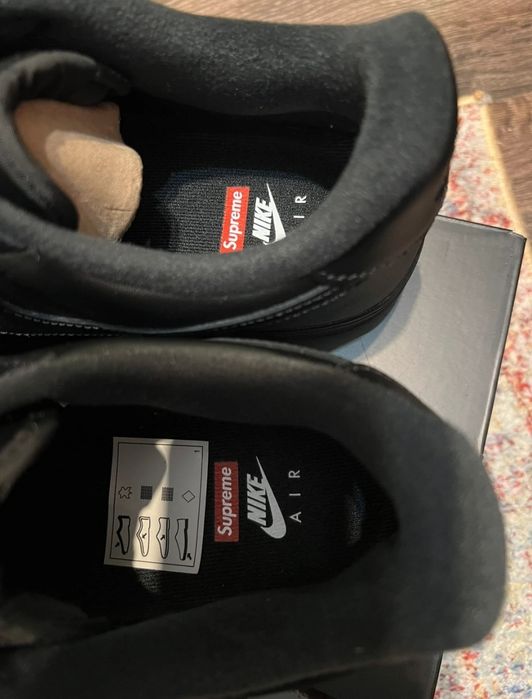 Nike Air Force 1 Low Supreme Black