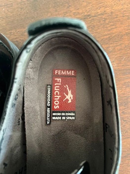 Sapatilhas pretas Fluchos Femme 37