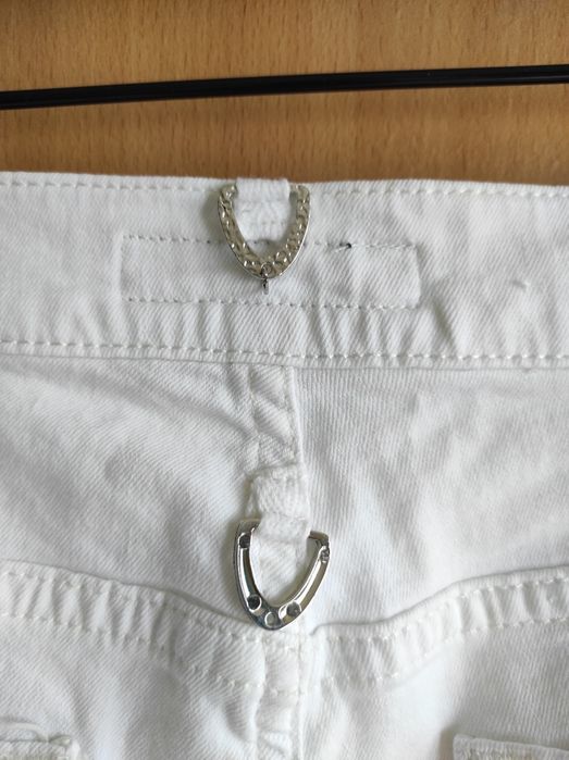 Spodnie męskie Trussardi Jeans białe rozm  175/78