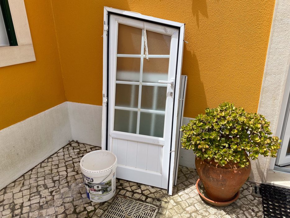 Janelas alumínio branco com vidro duplo