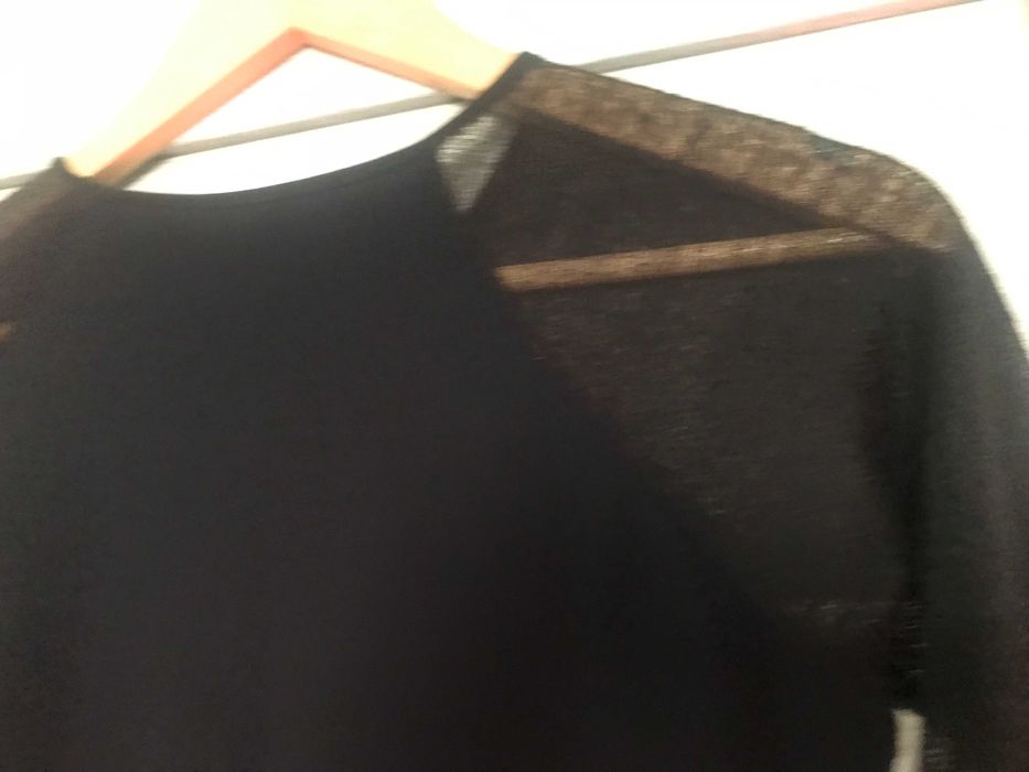 Sukienka czarna inspired by nature casual  PURE S/M