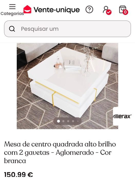 Vendo Móvel de TV e Mesa de Centro