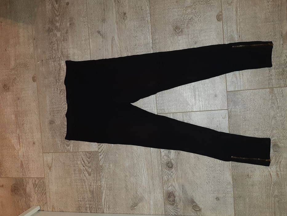 Leginsy h&m czarne 36 z zamkami