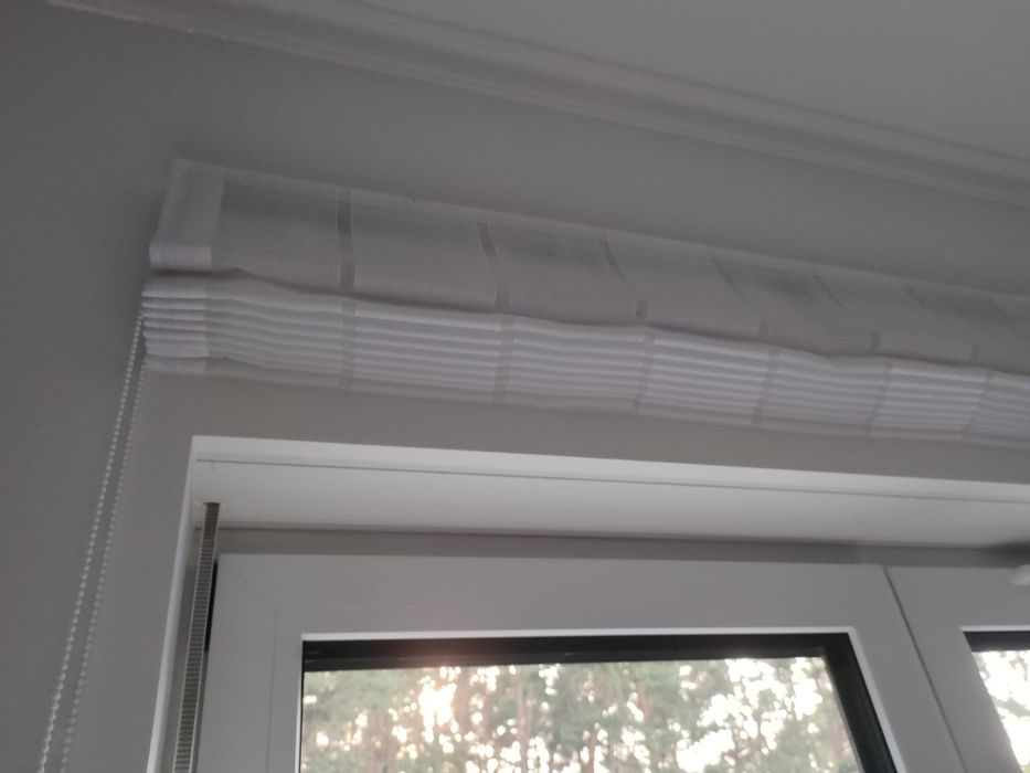 Roleta rzymska z mechanizmem na okno tarasowe 2,5x2,7m