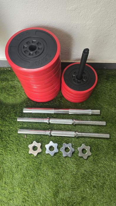 Barra com discos – Excelente estado (RESERVADO)