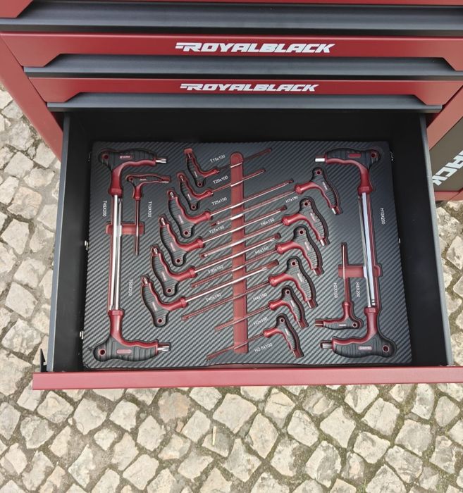 Carrinho de ferramenta de 7 gavetas completas novo