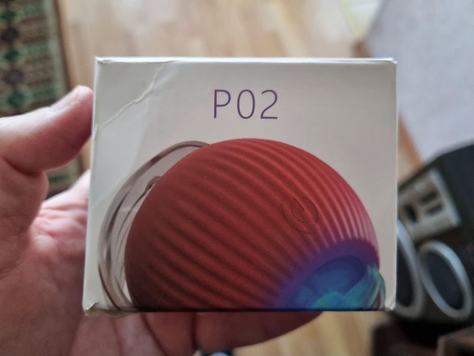 інтерактивний смарт-м'ячик для котів та маленьких собак, модель P02