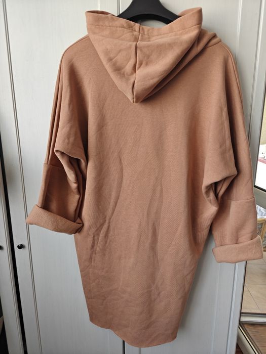 Ciepła bluza damska mocca xxl