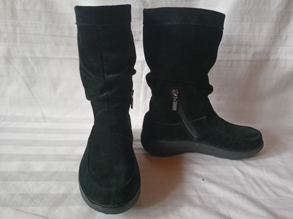 Fitflop roz. 39 / UK 6/ - dł.wkł. 25 cm- skóra- nowe
