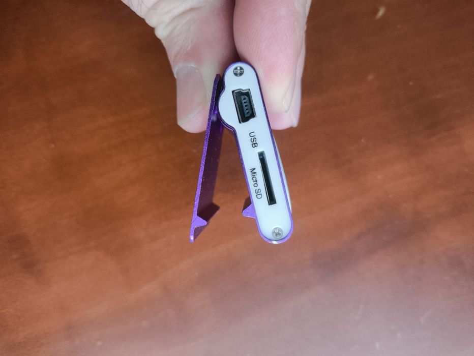 Mini leitor MP3 cartão de memória micro sd