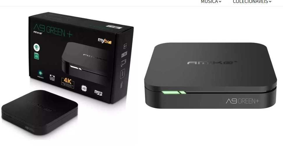 Amiko A9 Green+ - 2/16gb - Box Iptv - Android 4k