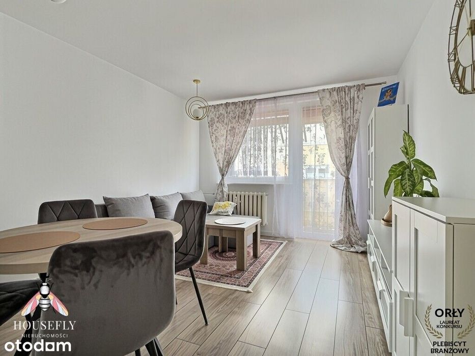3 pokoje po remoncie / balkon / pełne wyposażenie