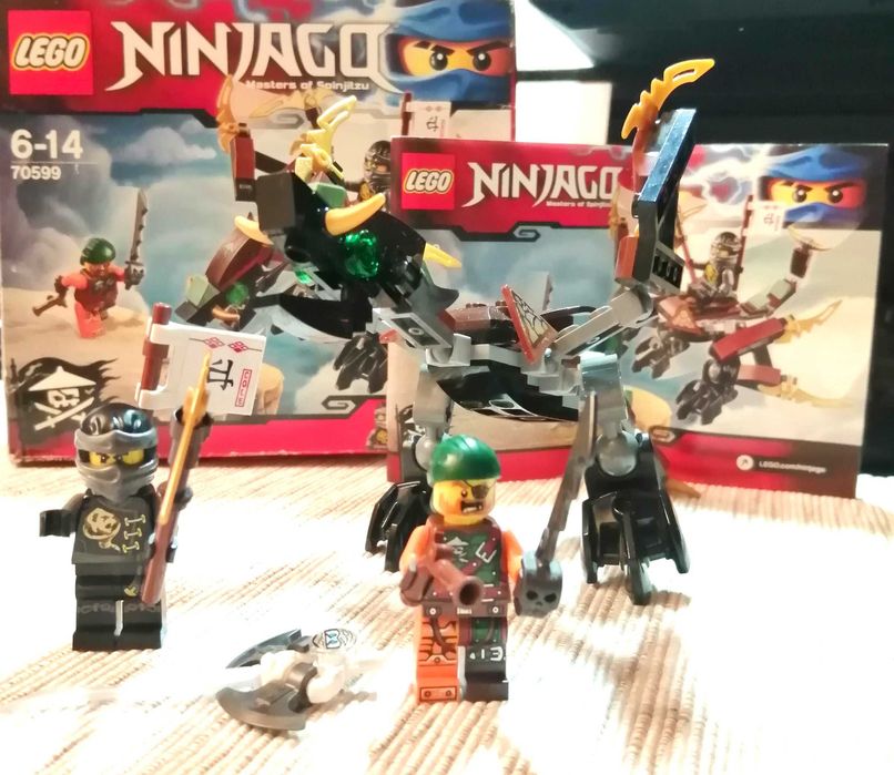 HIT/ Kolekcjonerski zestaw LEGO Ninjago Smok Cole'a 70599
