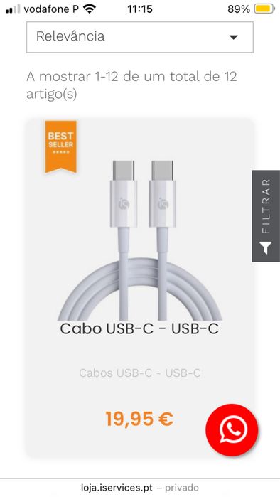 Carregador 100W usb-c GaN