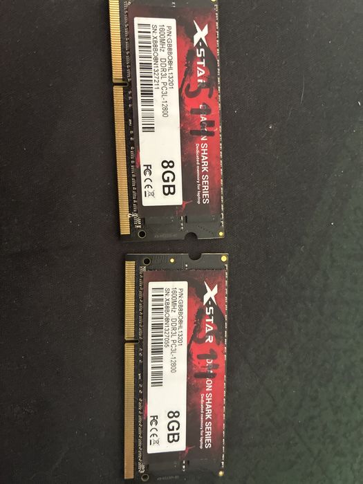 8GB RAM ddr3l pc3l 12800