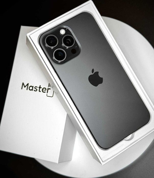 Apple iPhone 15 Pro Max 256gb Black Jak Nowy 100% bat 6Msc Gwarancji