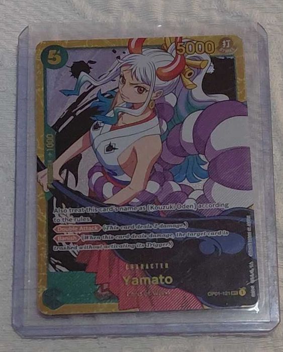 carta one piece tcg yamato op01-121 (sec) (prb01)