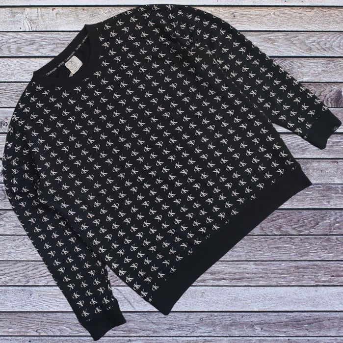Светр Calvin Klein Monogram luxury black and white (Розмір XL)