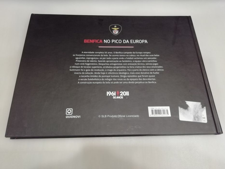 Livro do Benfica na Europa