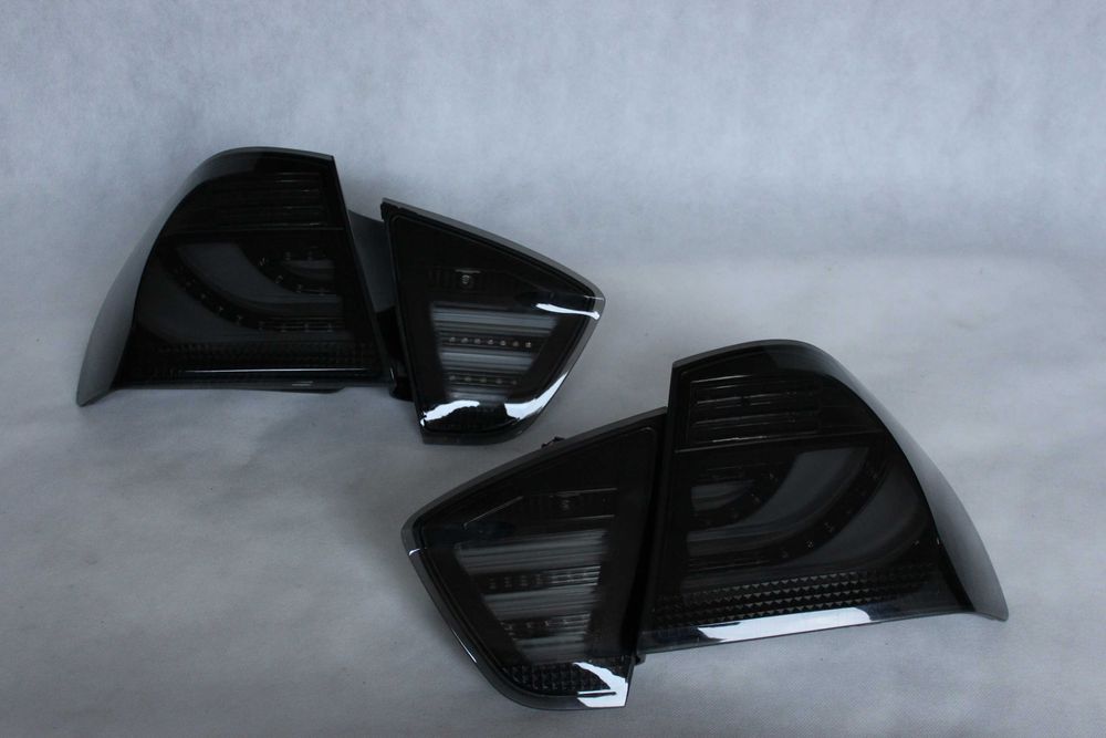 Lampy światła tył tylne BMW E90 05-08 SEDAN RED LED BAR NEON IGŁA