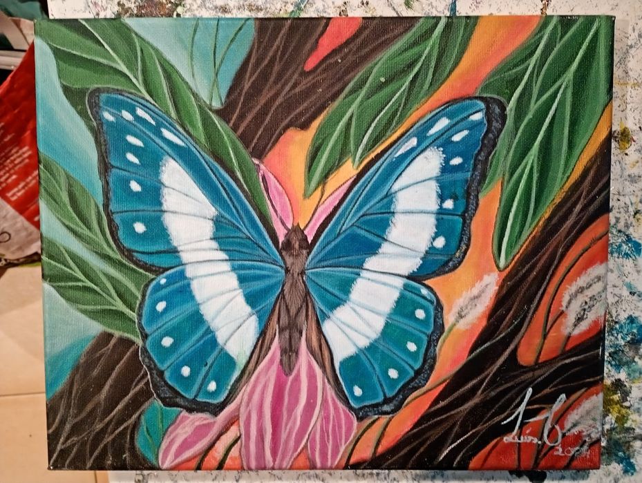 Pinturas em acrilico sobre tela