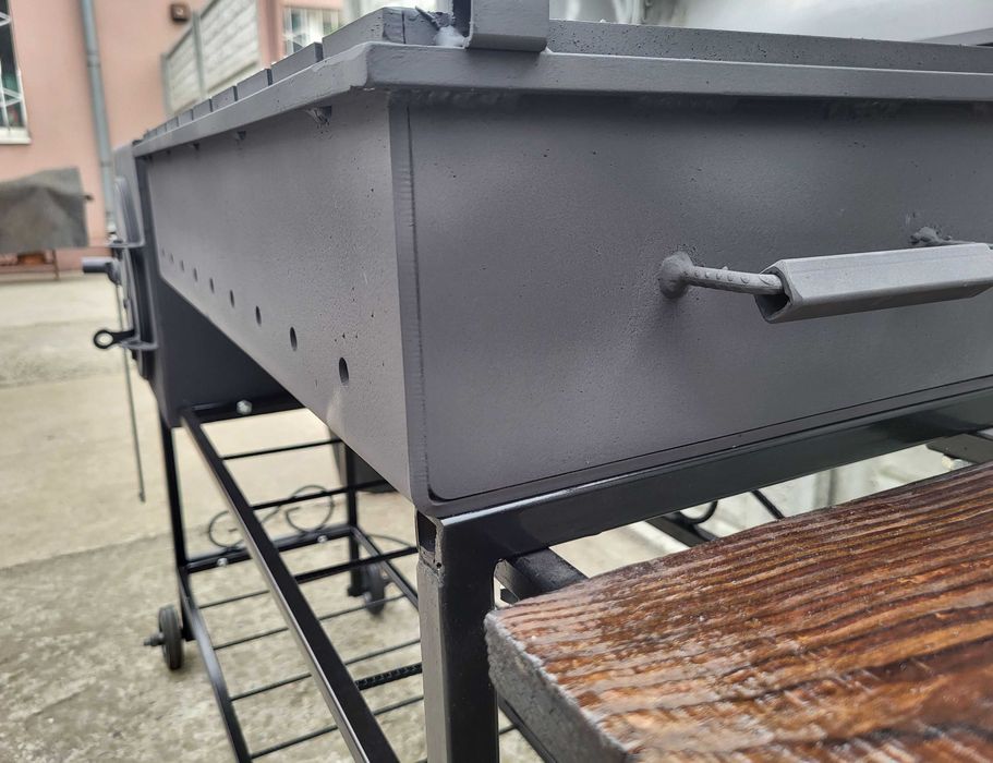 ГАРАНТИЯ! -17%! 3/5 мм! Мангал Барбекю / Коптильня / Печь под Казан