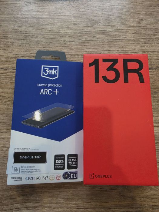 OnePlus 13R 12/256GB Beżowy – stan bardzo dobry, GWARANCJA, od nowości zabezpieczony + dodatki