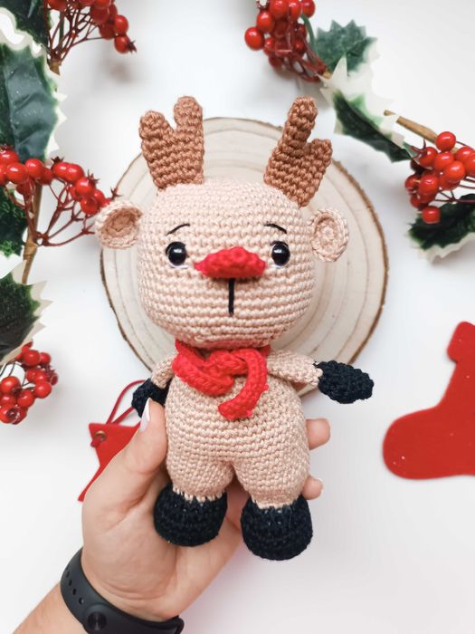Bonecos de Natal em Amigurumi