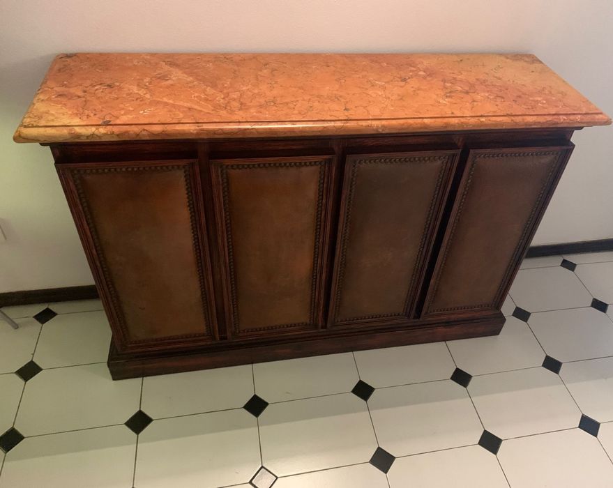 Aparador Mogno Maciço c/
Tampo Mármore Estremoz