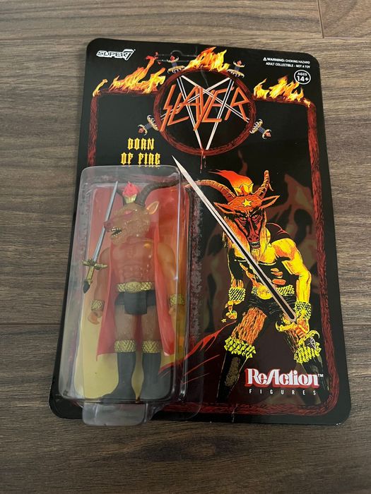 Conjunto 5 figuras Slayer ReAction - Novas e seladas