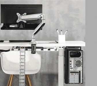 NOWY czarny uchwyt na PC komputer pod biurkowy wysyłka