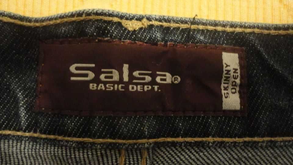 Calças de senhora em ganga Salsa