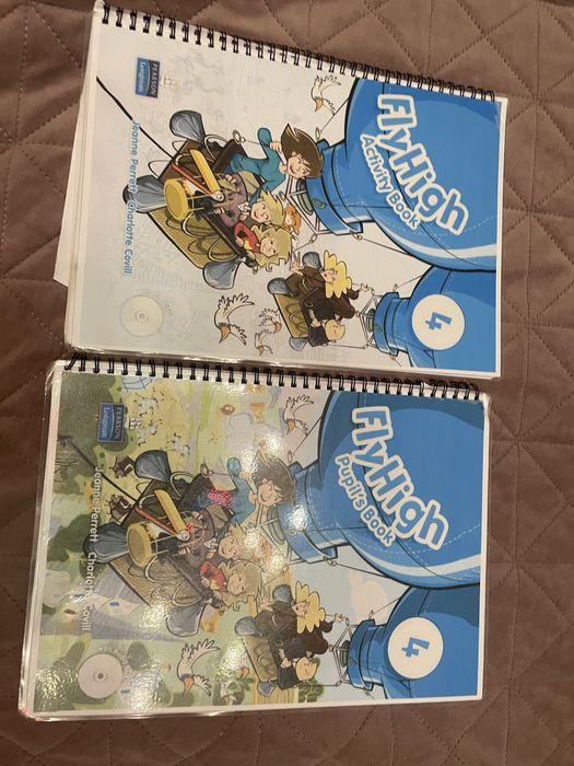 Fly high 4 книга + зошит