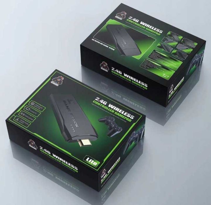 Gra Telewizyjna 20000 Gier 2 Pady HDMI GRY PS1 Konsola PREZENT