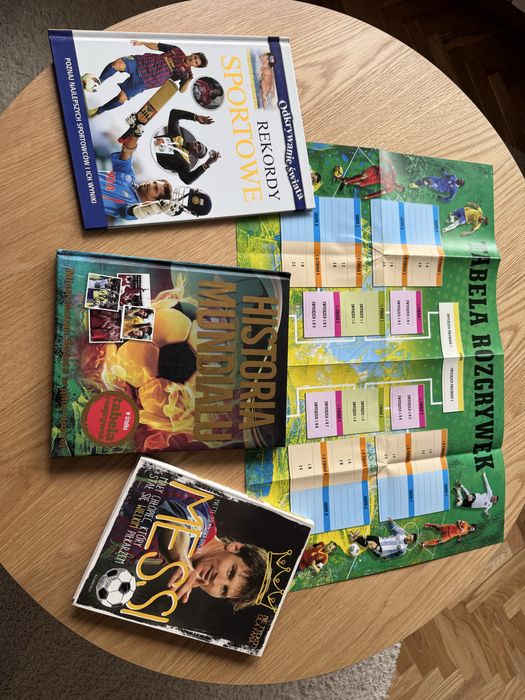 3 ksiazki Historia mundialu, Messi, rekordy sportowe