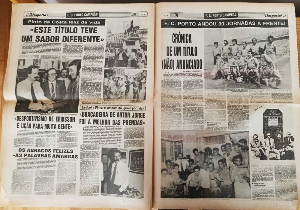 F.C.Porto - Campeão Nacional 1989-1990 - edição JN