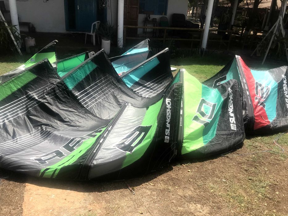 Material kitesurf, 3 kites 1 barra