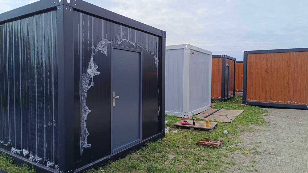 Kontener 6x3m Biurowy Socjalny Magazynowy Budowlany DO ZŁOŻENIA