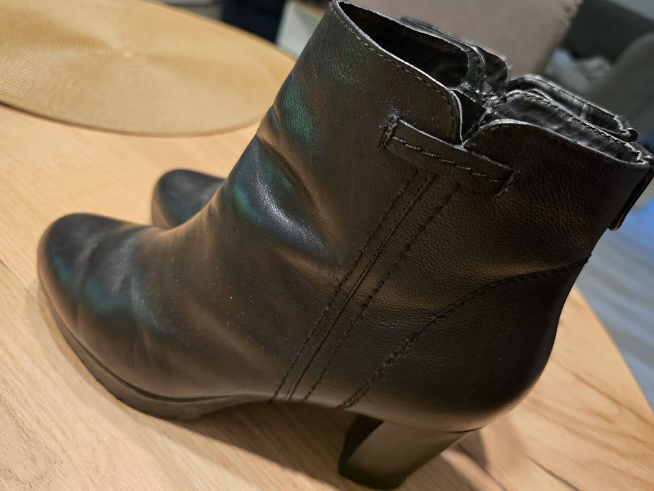 Botki 5th Avenue r.39 skóra naturalna